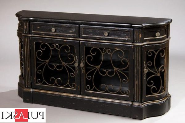 Kronburgh Sideboards Intended For Trendy Metal Grill Iron Door Spanish Credenza In  (View 8 of 20)