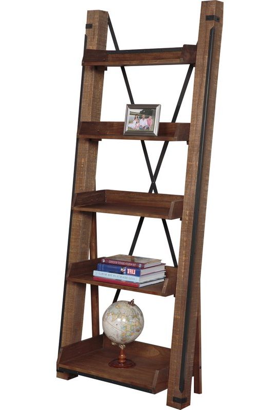 Leandra Ladder Bookcase With Most Popular Leandra Ladder Bookcases (View 1 of 20)