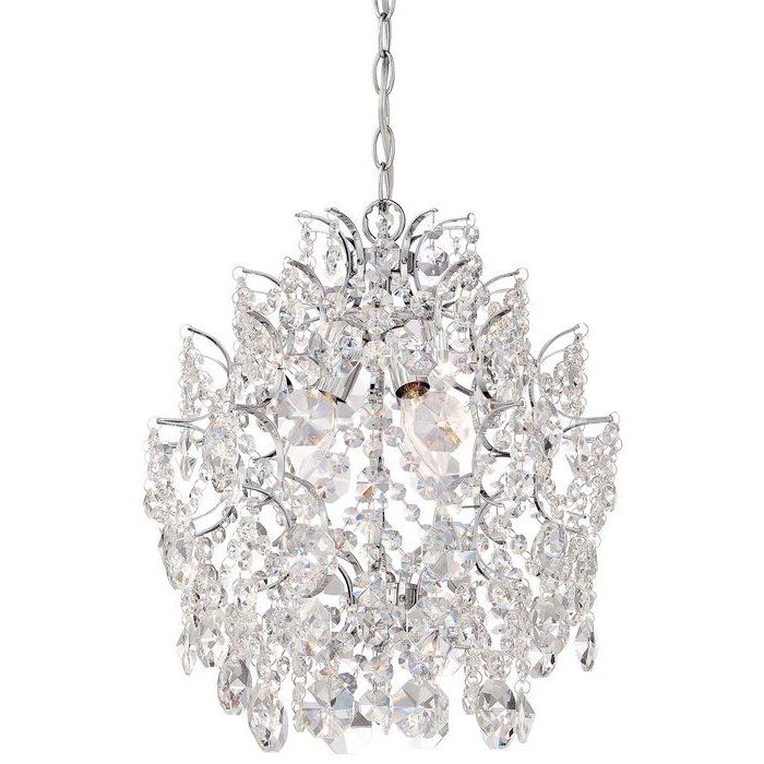 Featured Photo of 30 The Best Clea 3-light Crystal Chandeliers