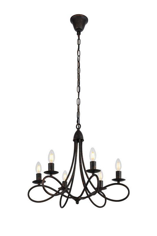 Most Popular Diaz 6 Light Candle Style Chandeliers For Diaz 6 Light Candle Style Chandelier In  (View 2 of 30)