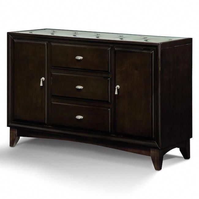 Most Recent Dining Room Furniture – Cosmo Sideboard – Merlot With Regard To Seiling Sideboards (Photo 4 of 20)