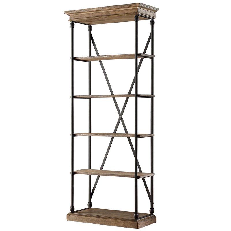 Most Recent Poynor Etagere Bookcases Intended For Poynor Etagere Bookcase (View 4 of 20)