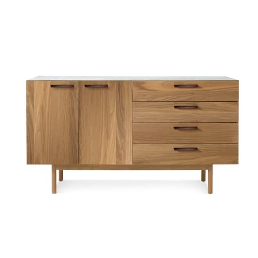 Most Recently Released Shale 4 Drawer / 2 Door Credenza Within North York Sideboards (View 18 of 20)