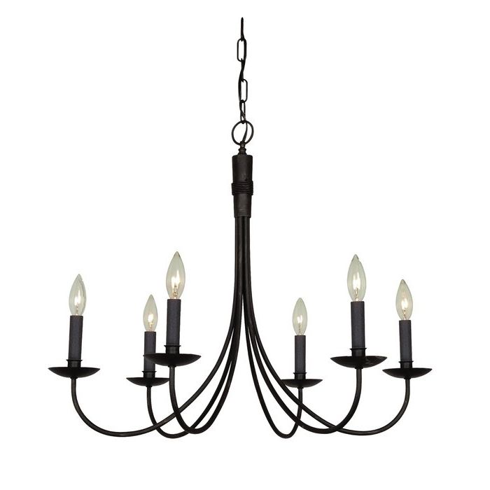 Perseus 6 Light Candle Style Chandeliers Throughout Famous Souders 6 Light Candle Style Chandelier (View 7 of 30)