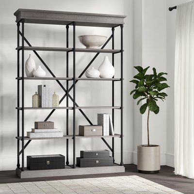 Poynor Etagere Bookcases Within Well Liked Greyleigh Poynor Etagere Bookcase Color: Frosting Gray, Size (View 8 of 20)