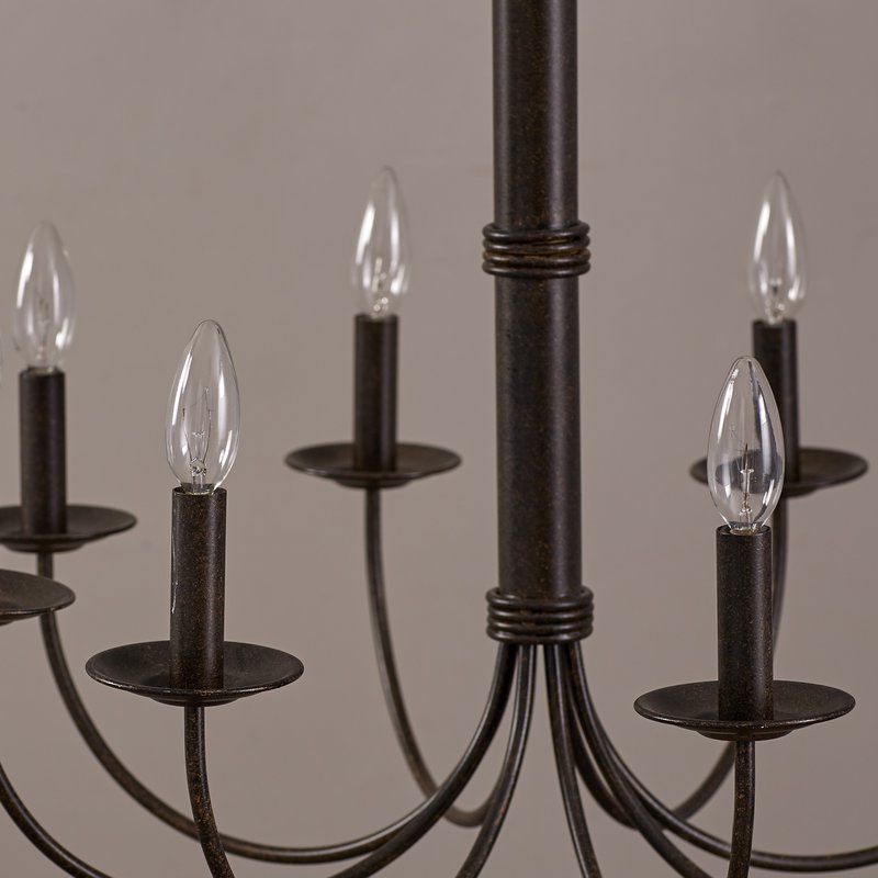 Recent Wisbech 8 Light Candle Style Chandelier Within Shaylee 8 Light Candle Style Chandeliers (View 28 of 30)