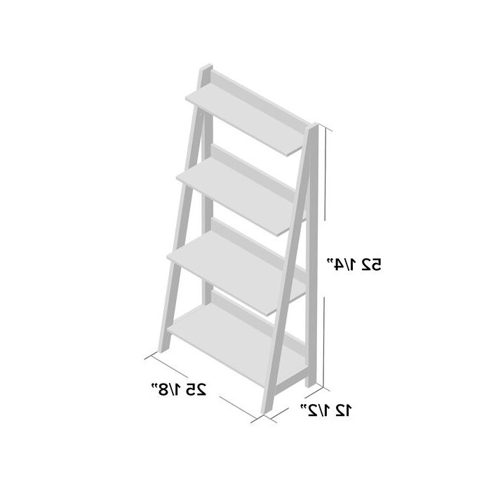 Riddleville Ladder Bookcase With Regard To Best And Newest Riddleville Ladder Bookcases (View 5 of 20)