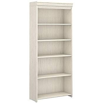 Salina Standard Bookcases Intended For 2020 Amazon: Bush Furniture Salinas 5 Shelf Bookcase In (View 13 of 20)