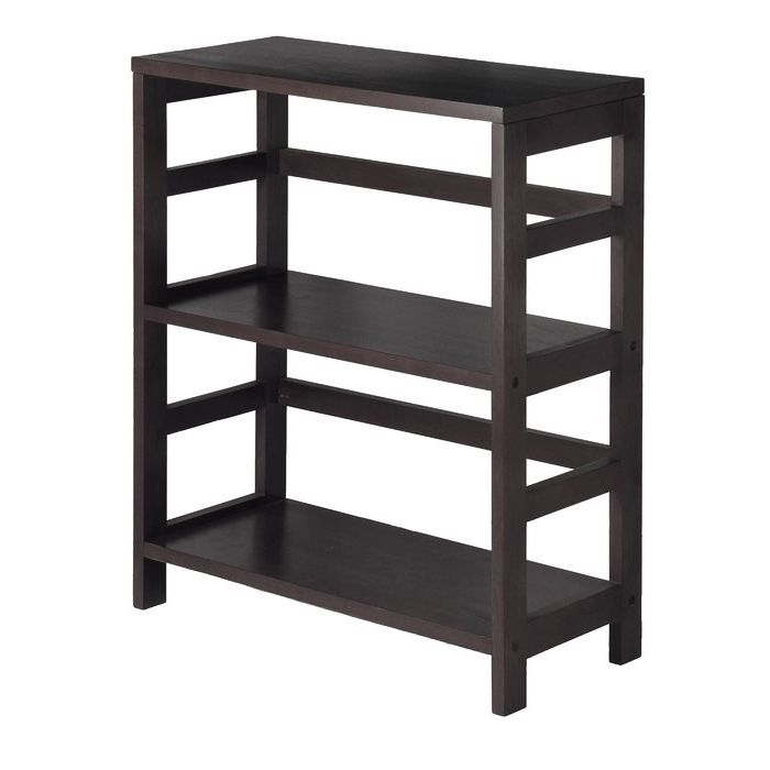 Tinoco Storage Shelf Standard Bookcases In Latest Maryln Standard Bookcase (View 4 of 20)