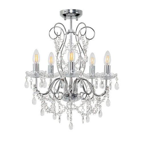 Viscount 5 Light Candle Style Chandelier Minisun Bulb: Not Regarding Most Recently Released Blanchette 5 Light Candle Style Chandeliers (Photo 8 of 30)