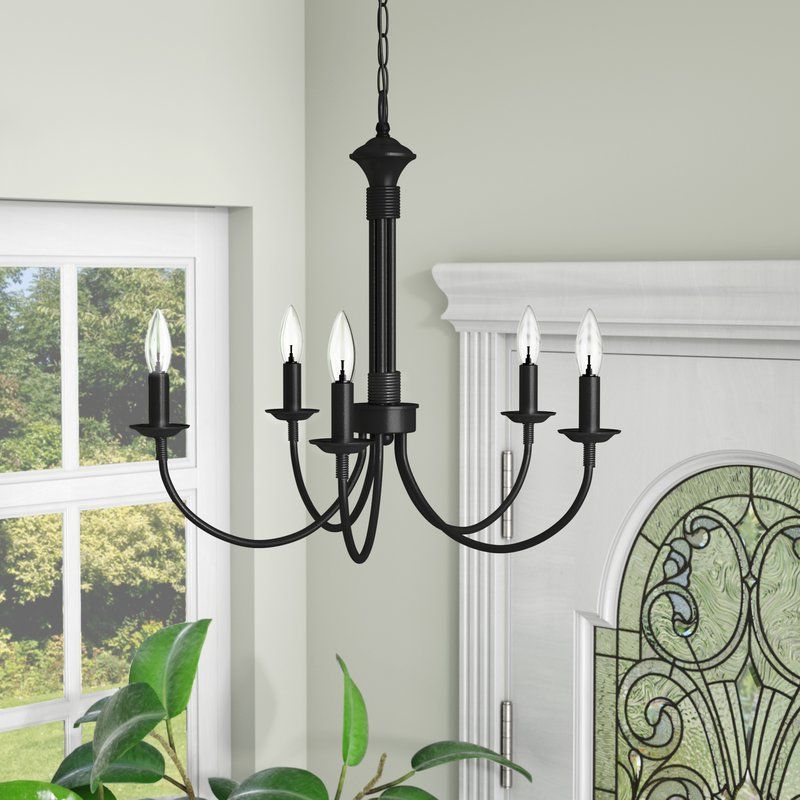 Well Known Shaylee 5 Light Candle Style Chandeliers Intended For Shaylee 5 Light Candle Style Chandelier (Photo 1 of 30)