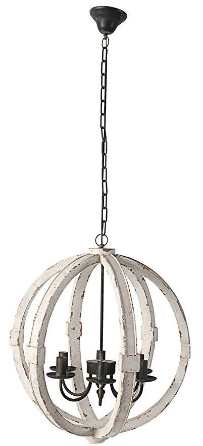 Well Liked Gaines 9 Light Candle Style Chandeliers For A&b Home Calder Wooden Chandelier, 22.5"l X 22.5"w X 26"h (Photo 24 of 30)