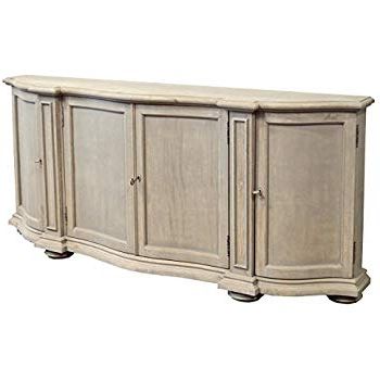 Widely Used Amazon – Kathy Kuo Home Rhodes Modern Classic Deco Brass For Candide Wood Credenzas (Photo 18 of 20)