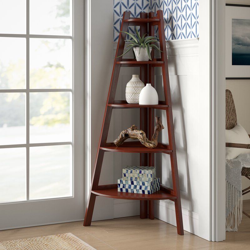 Widely Used Pierview Corner Bookcase With Regard To Hewitt Corner Bookcases (View 15 of 20)
