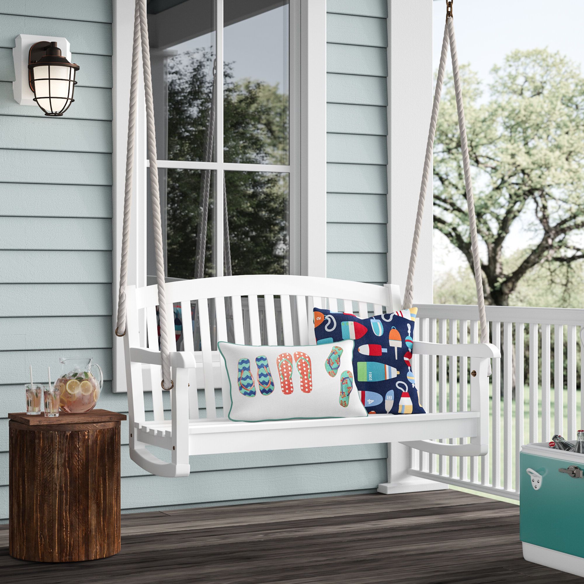 2019 Beachcrest Home Bristol Porch Swing & Reviews (View 1 of 30)