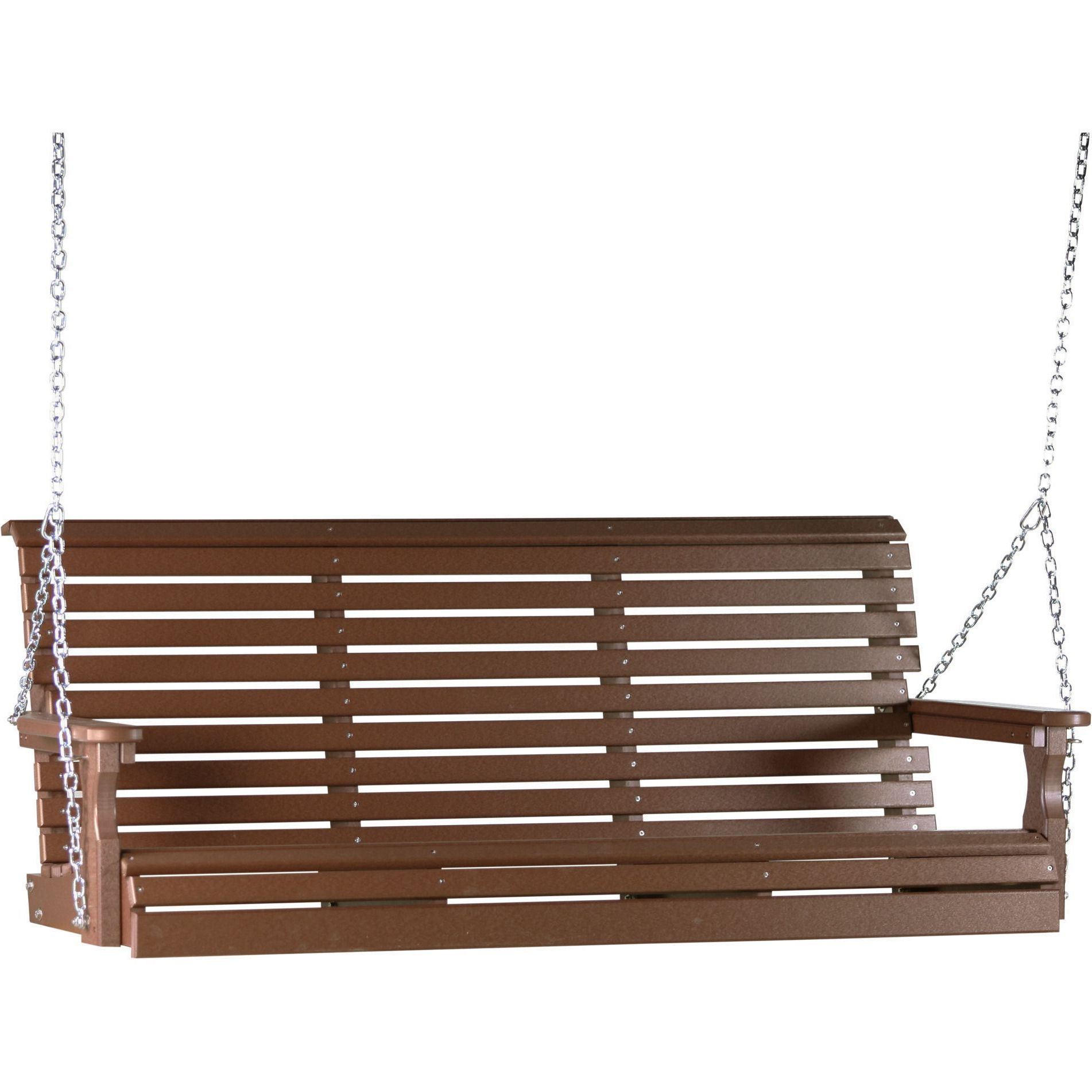 2019 Luxcraft Rollback 5ft. Recycled Plastic Porch Swing (Photo 19 of 30)