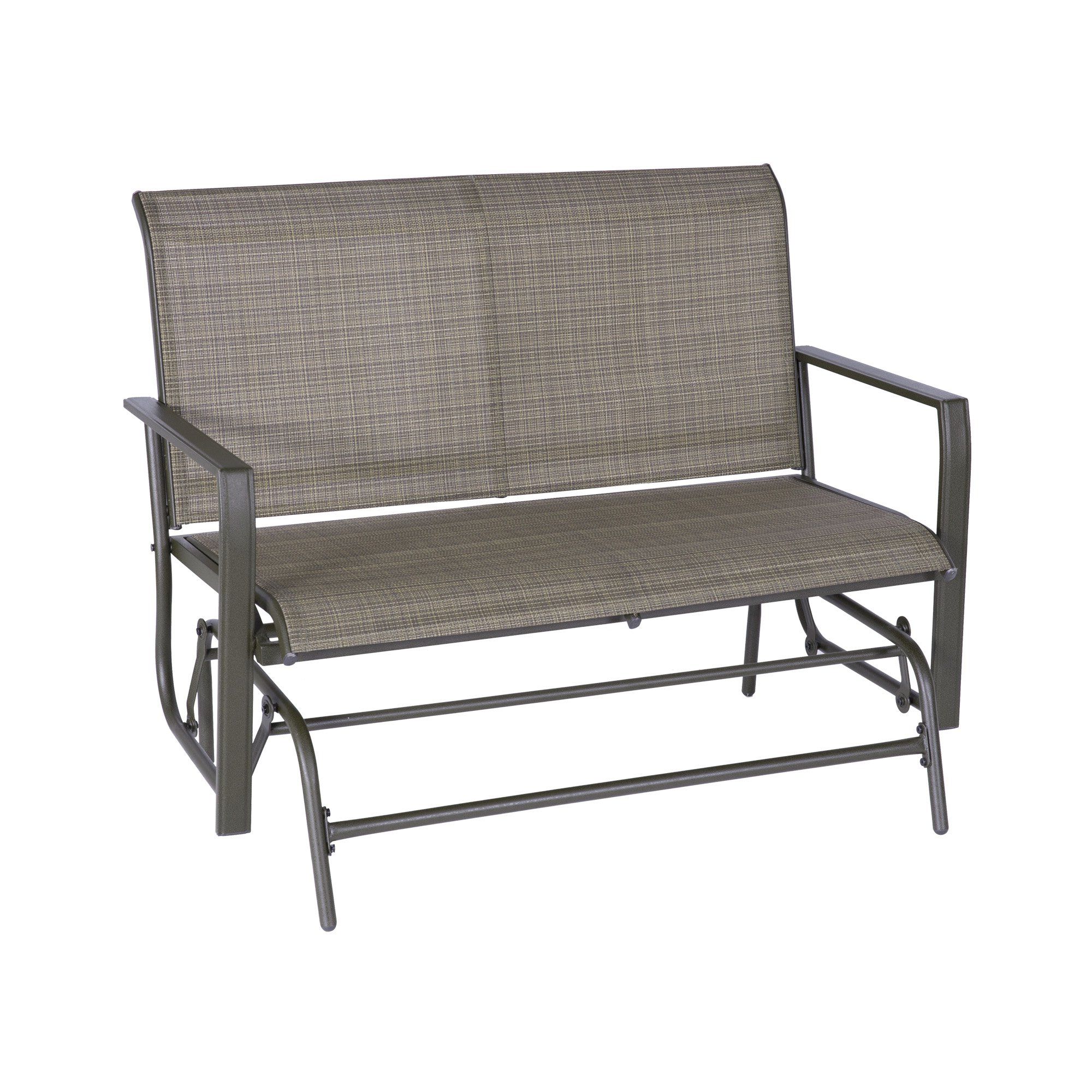 2019 Outdoor Patio Swing Glider Benches With Regard To Buy Outdoor Patio Leisure Swing Rocker Glider Bench Loveseat (View 19 of 30)