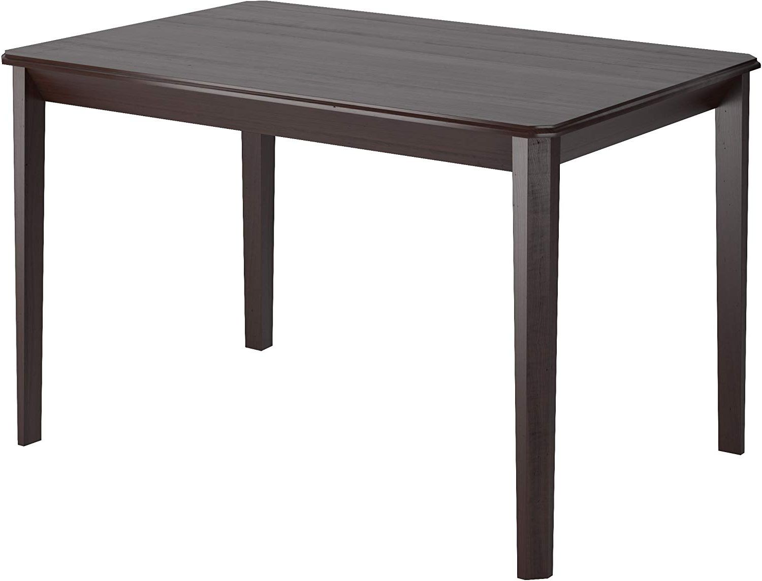 Amazon – Corliving Atwood Dining Table, 47", Cappuccino For Most Recently Released Atwood Transitional Rectangular Dining Tables (View 1 of 30)