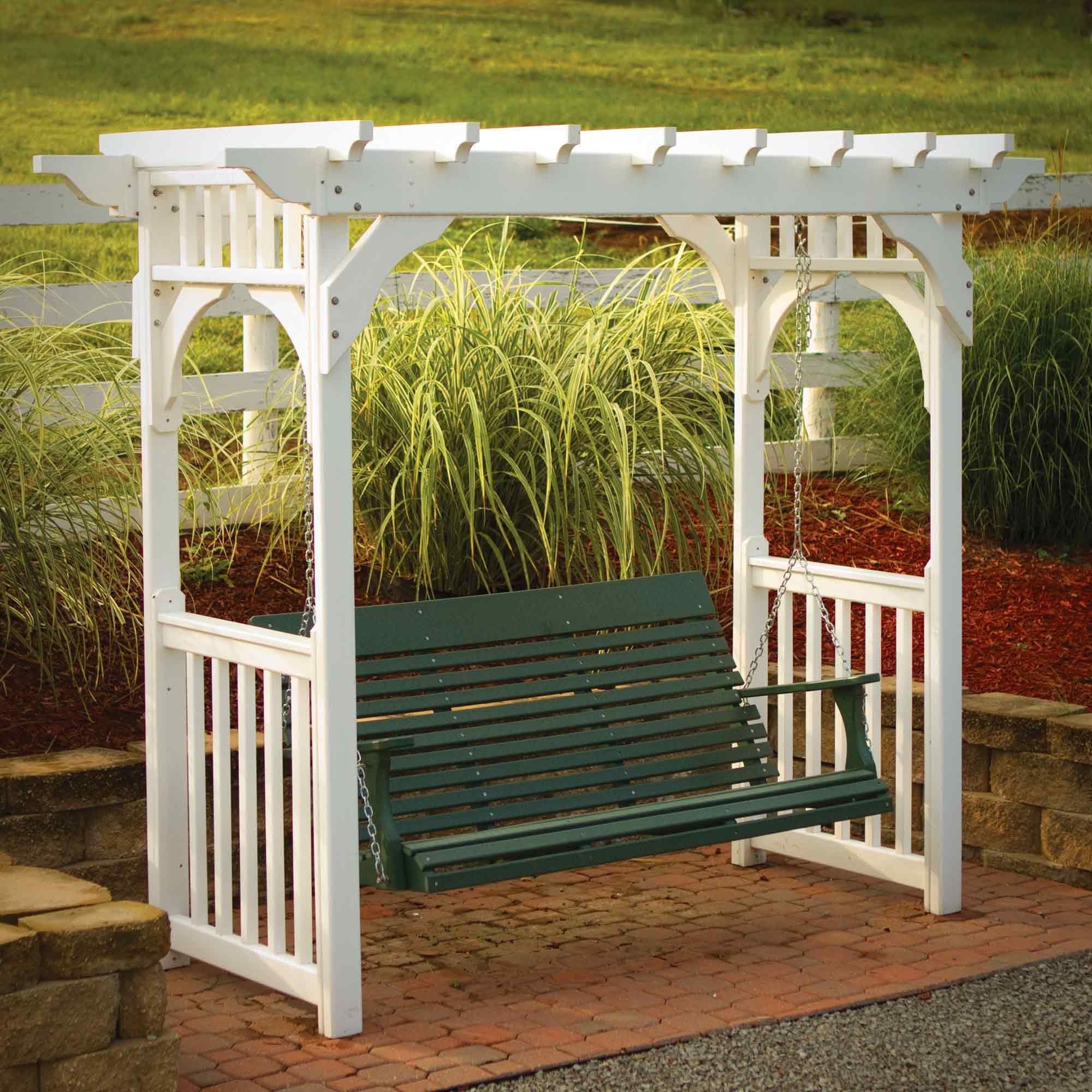 Arbor With A Porch Swing. Great Idea For My Back Yard Regarding Well Known Patio Gazebo Porch Swings (Photo 26 of 30)