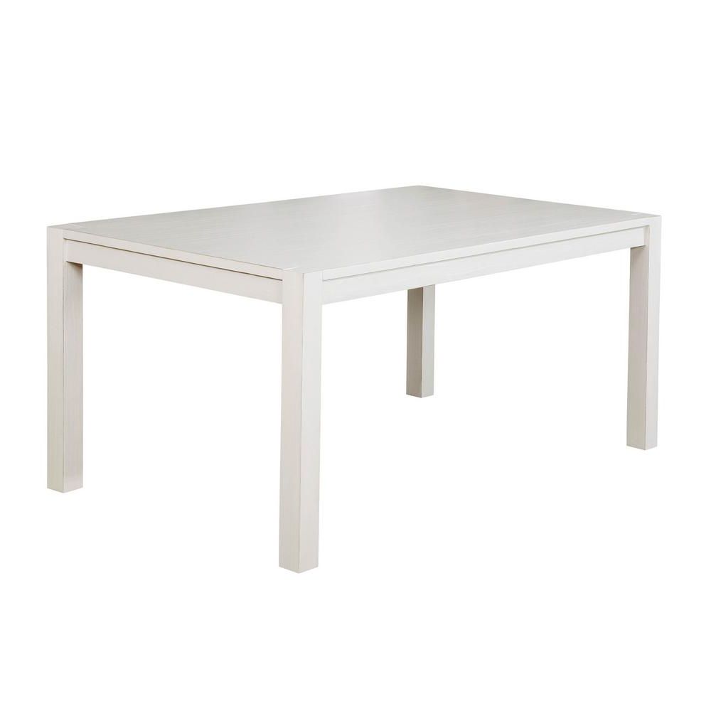Atwood Transitional Rectangular Dining Tables For Fashionable William's Home Furnishing Glenfield Weathered White (View 21 of 30)