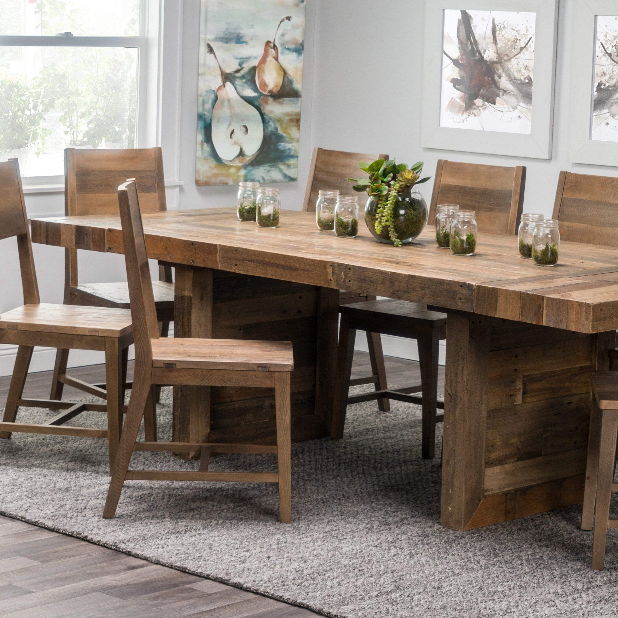 Best And Newest Home Norman Extendable Solid Wood Dining Table Birch Lane Within Iron Dining Tables With Mango Wood (View 21 of 30)