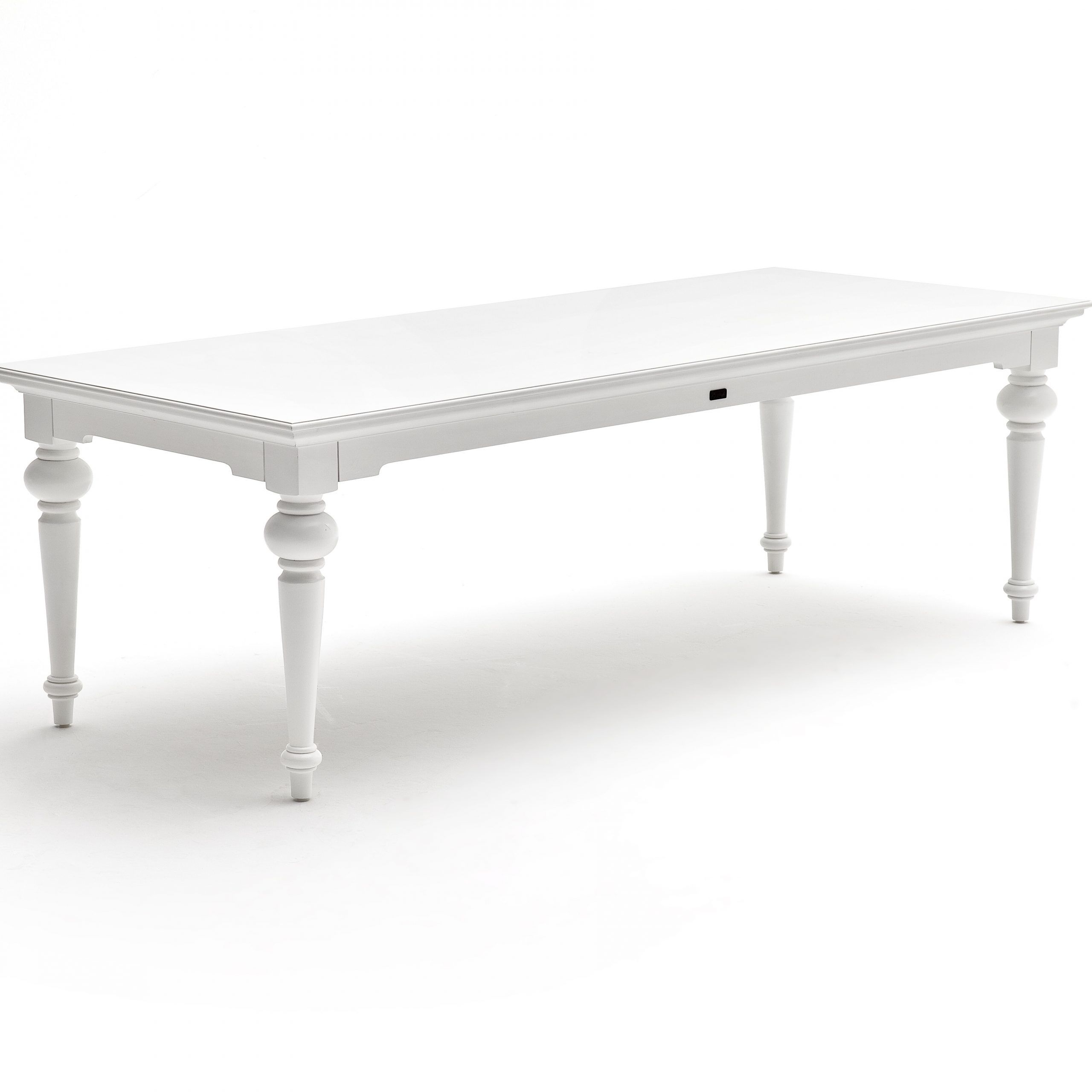 Best And Newest Provence Accent Dining Tables Within Provence White Painted Dining Table (240cm) (View 12 of 30)
