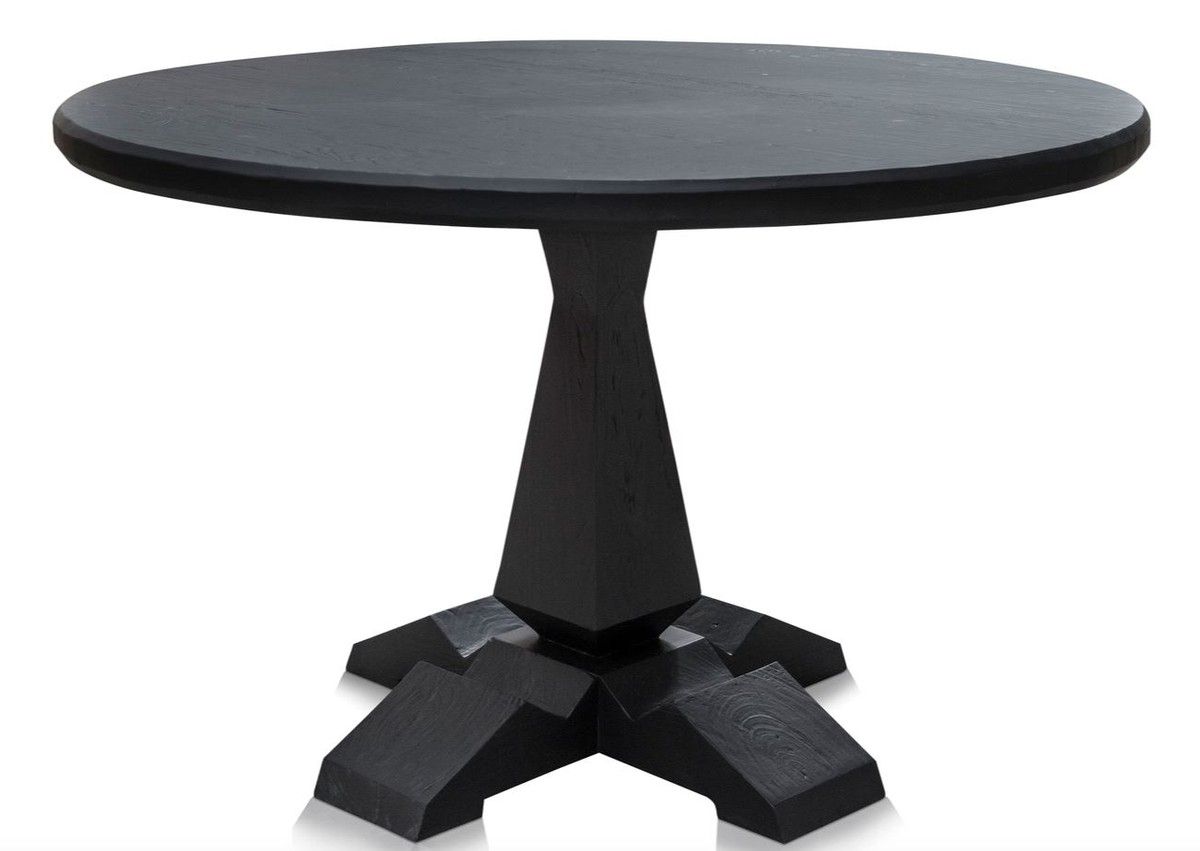 Casa Padrino Luxury Dining Room Table Antique Black – Dining Within Preferred Antique Black Wood Kitchen Dining Tables (View 22 of 30)