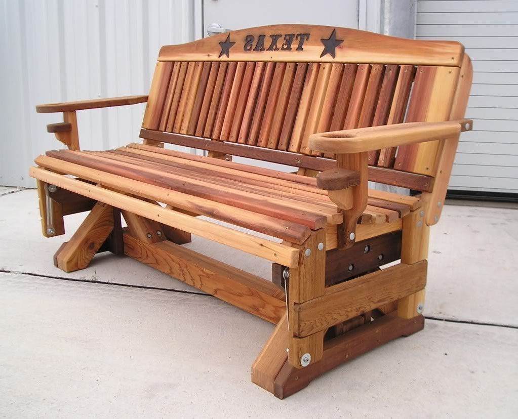 Cedar Bench, Porch Swing, Furniture (View 1 of 30)