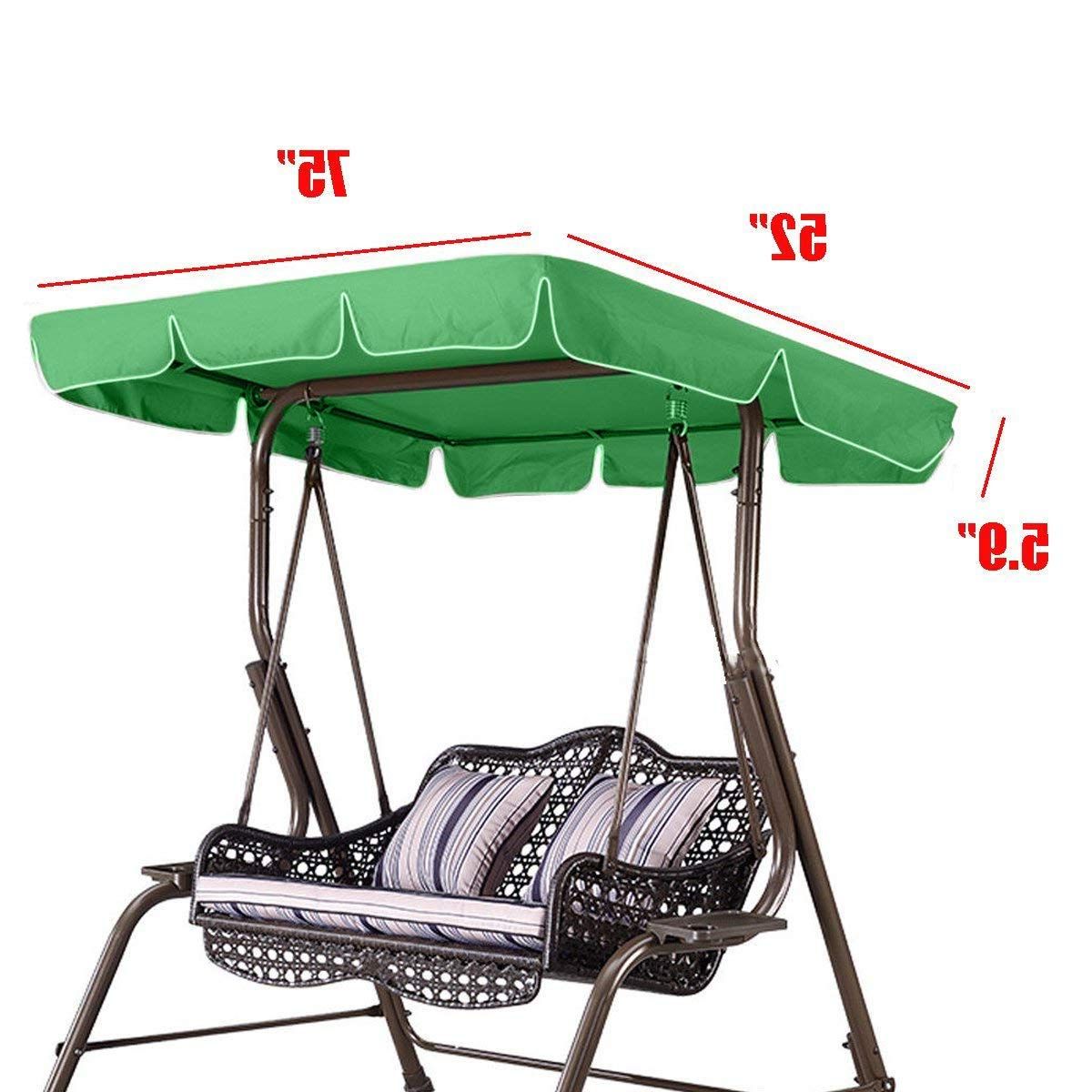 Cheap Canopy For Porch Swing, Find Canopy For Porch Swing For Newest 2 Person Adjustable Tilt Canopy Patio Loveseat Porch Swings (View 23 of 30)