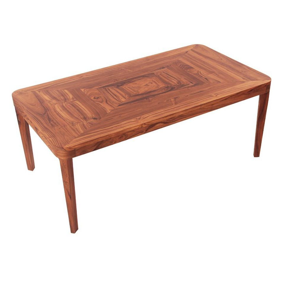Contemporary Coffee Table / Teak / Rectangular / Commercial Inside Favorite Contemporary 6 Seating Rectangular Dining Tables (View 25 of 30)
