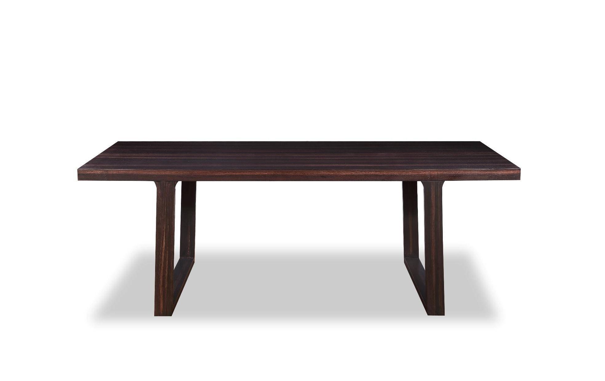 Contemporary Rectangular Dining Tables Intended For Well Known Vig A&x Caligari Oak Veneer Rectangular Dining Table (View 24 of 30)