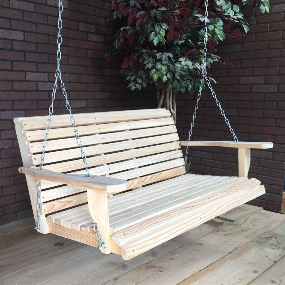 Contoured Classic Porch Swings For Widely Used Shop La Cypress Swings Crs Regular Porch Swing At The Mine (View 15 of 30)