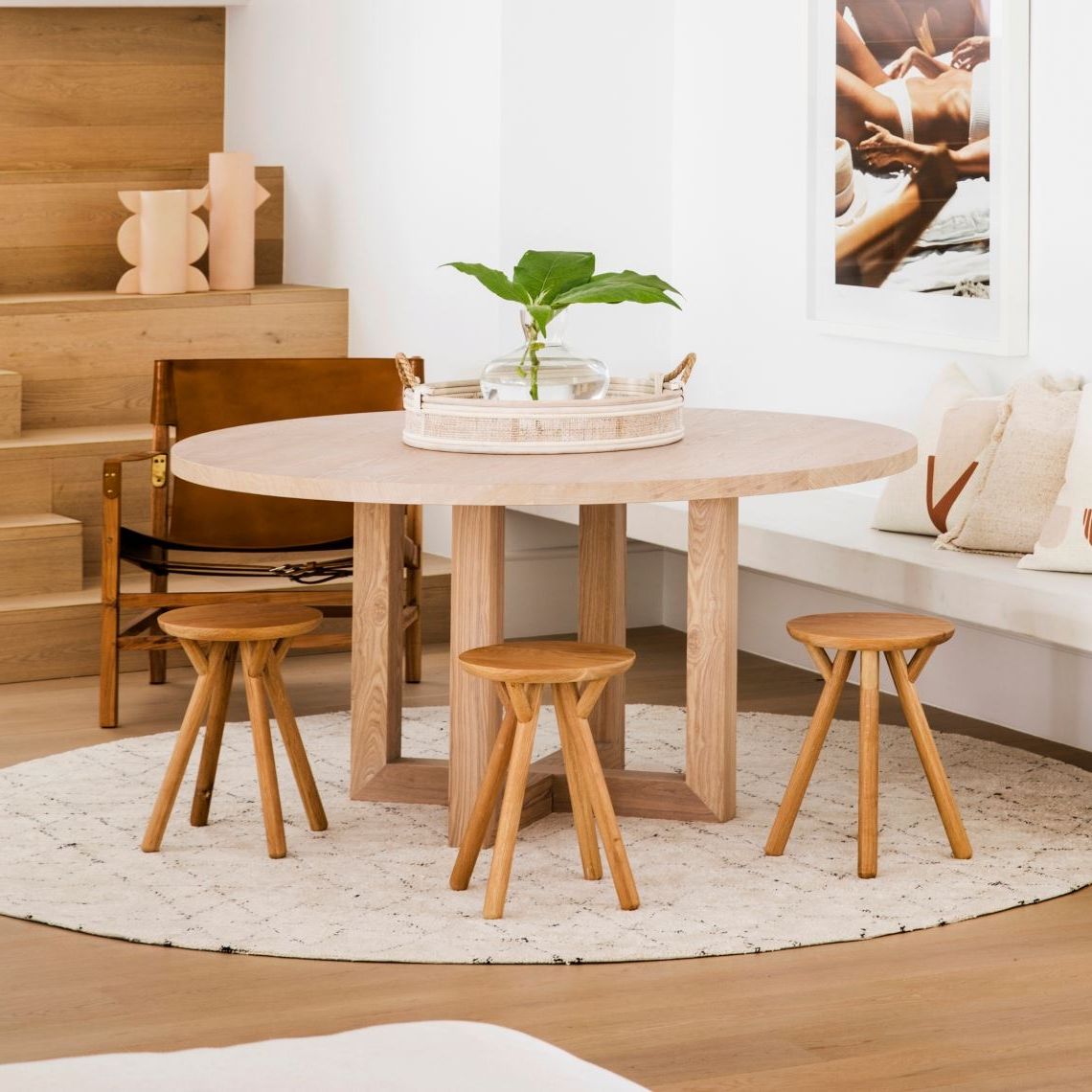 Cove 150cm Round Dining Table, Natural For Latest Round Dining Tables (View 23 of 30)