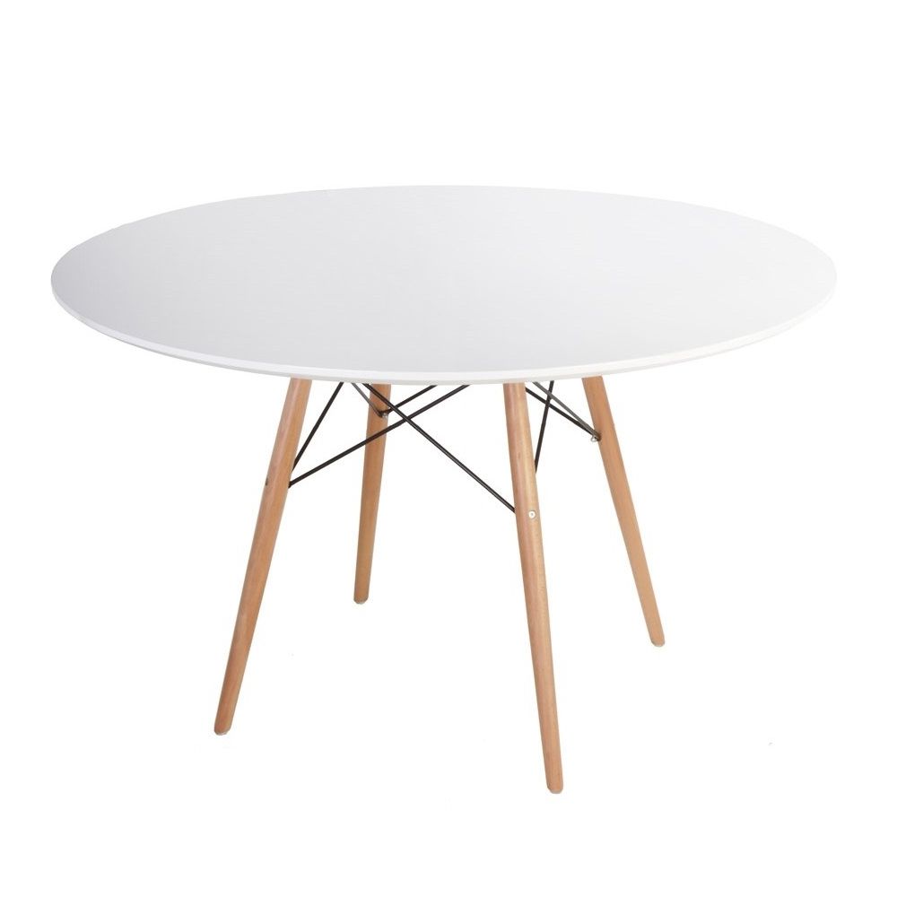 Current Eames Style Dining Tables With Wooden Legs With Replica Eames Eiffel Wood Leg Table (View 19 of 30)