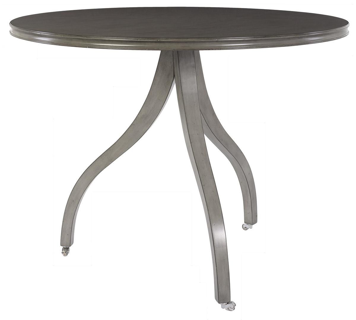 Distressed Grey Finish Wood Classic Design Dining Tables With Regard To Current Cosmopolitan Tripod Pedestal Round Dining Table – Safavieh (View 24 of 30)