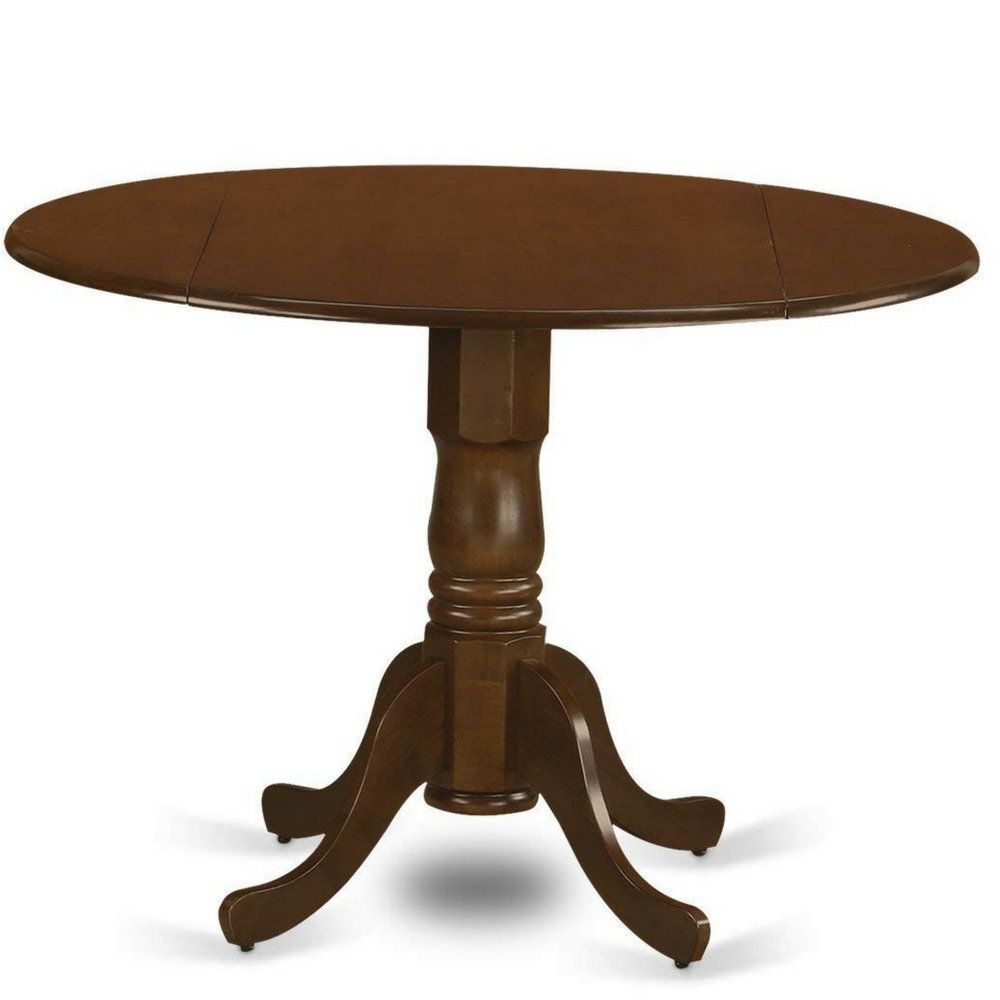 Elegance Large Round Dining Tables Throughout Newest Amazon – Expanding Dining Table Round Dropleaf Espresso (View 10 of 30)