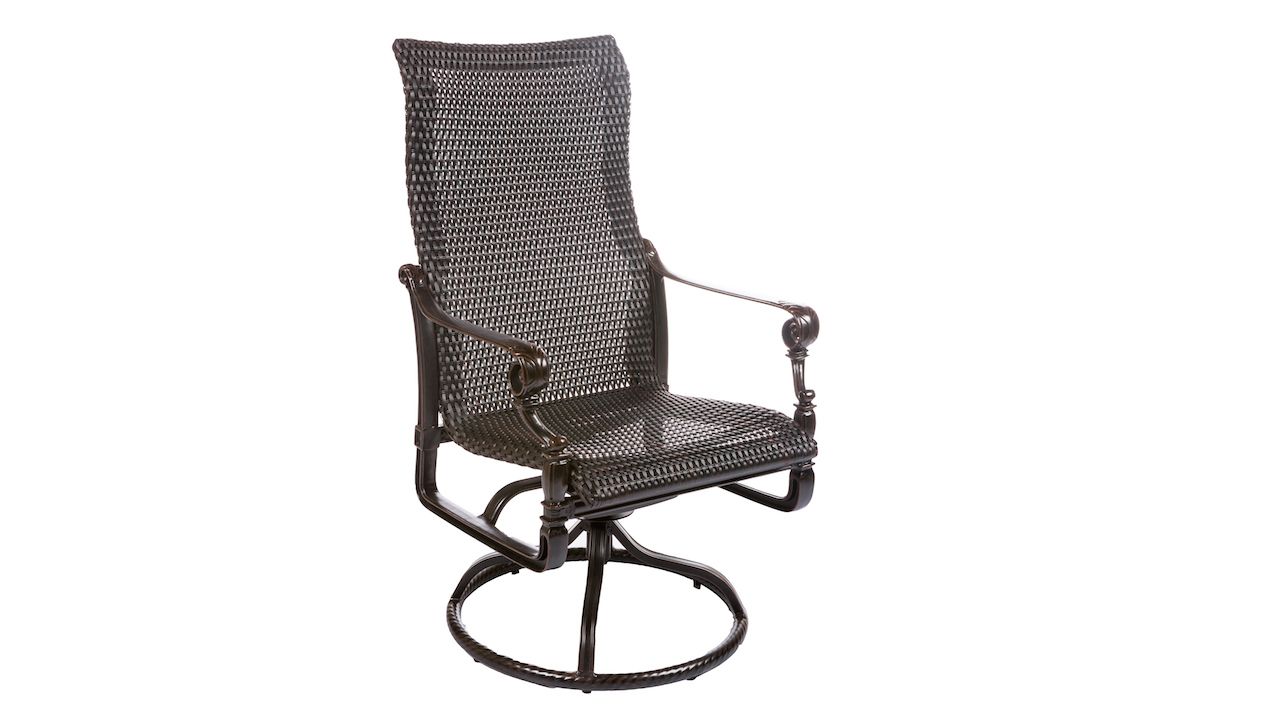Grand Terrace Collection Archives – Palm Casual Inside Latest Woven High Back Swivel Chairs (View 19 of 30)
