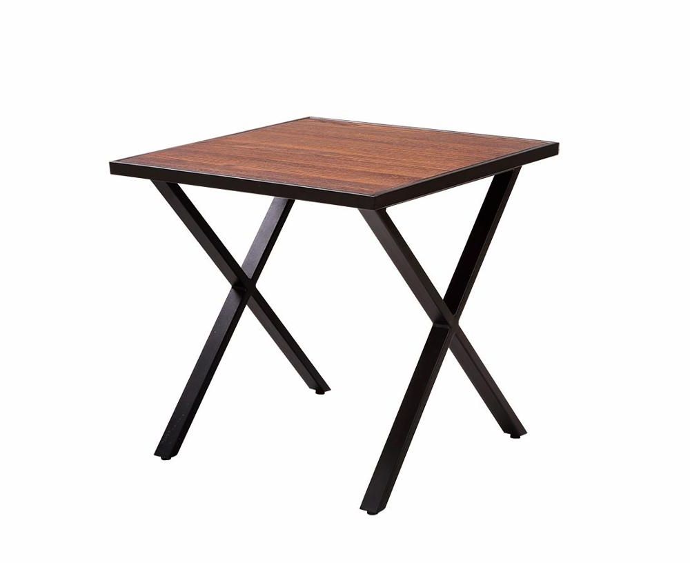 Iron Coffee Steel Wooden Side Metal Dining Table – Buy Metal Dining  Table,steel Coffee Table,wooden Coffee Table Product On Alibaba Intended For Famous Iron Wood Dining Tables With Metal Legs (View 26 of 30)