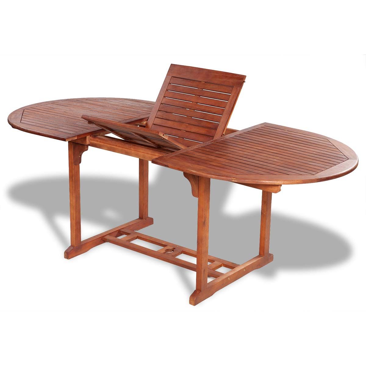 Most Current Amazon: Vidaxl Solid Acacia Wood Outdoor Dining Table Pertaining To Unique Acacia Wood Dining Tables (View 29 of 30)