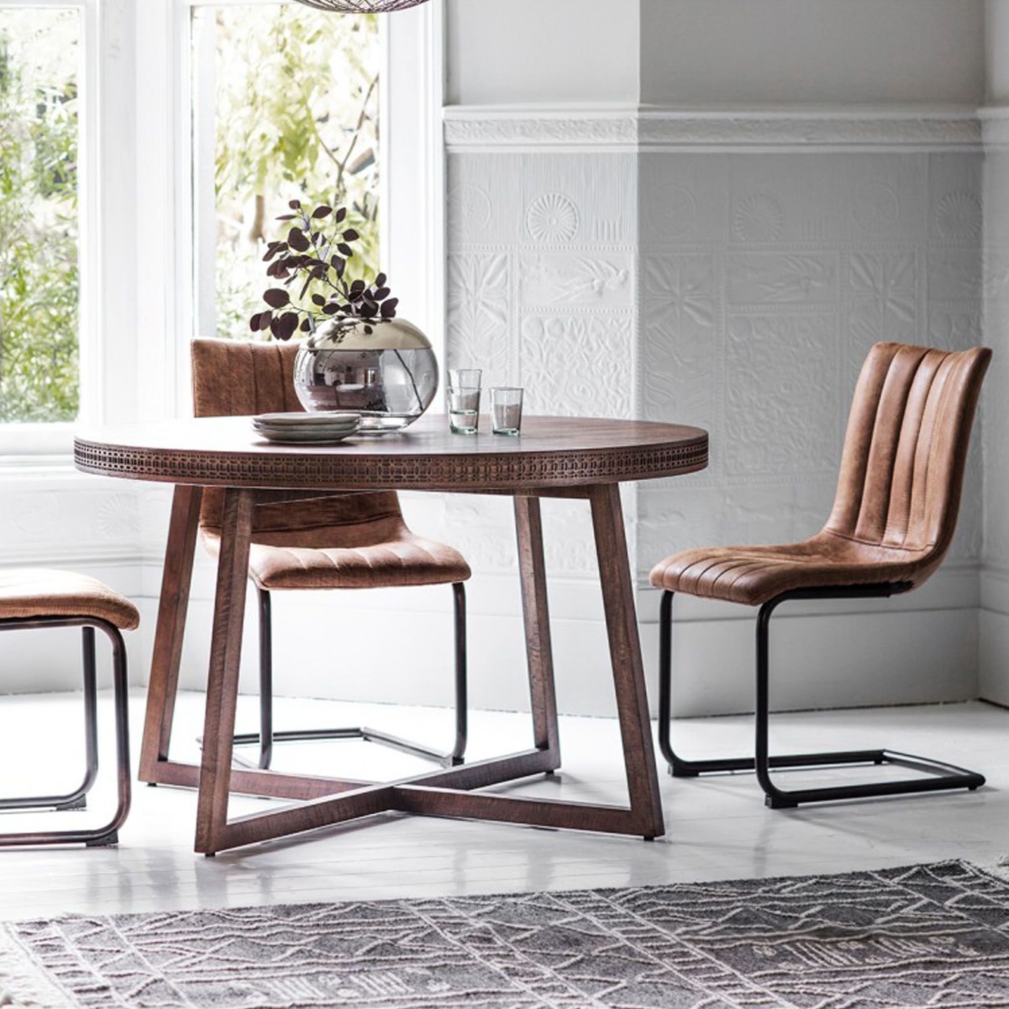 Most Popular Boho Round Dining Table Intended For Round Dining Tables (View 12 of 30)