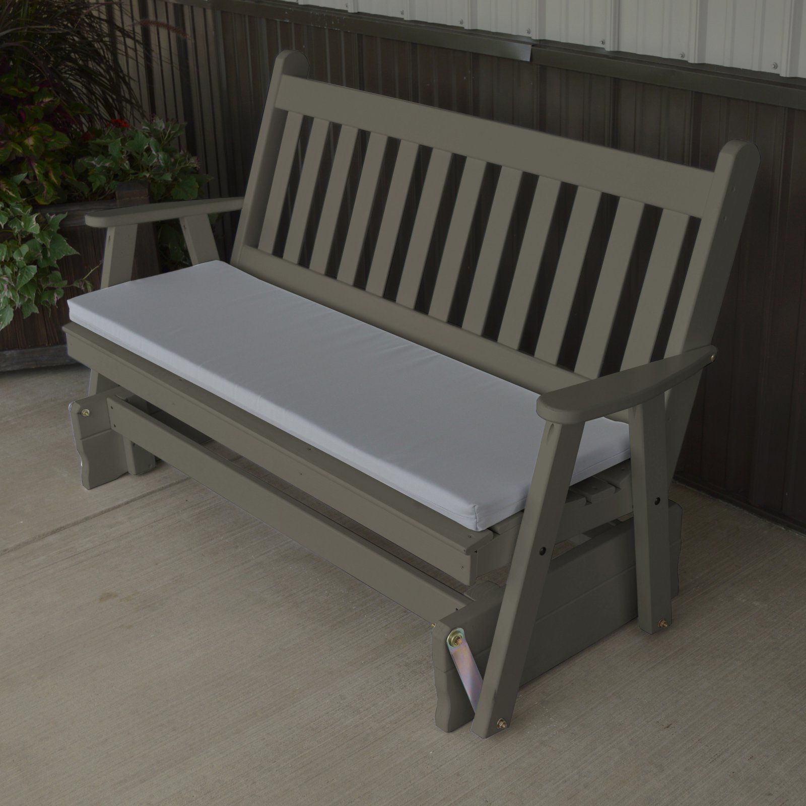Most Popular Traditional English Glider Benches Regarding A & L Furniture Yellow Pine Traditional English Outdoor (View 23 of 34)