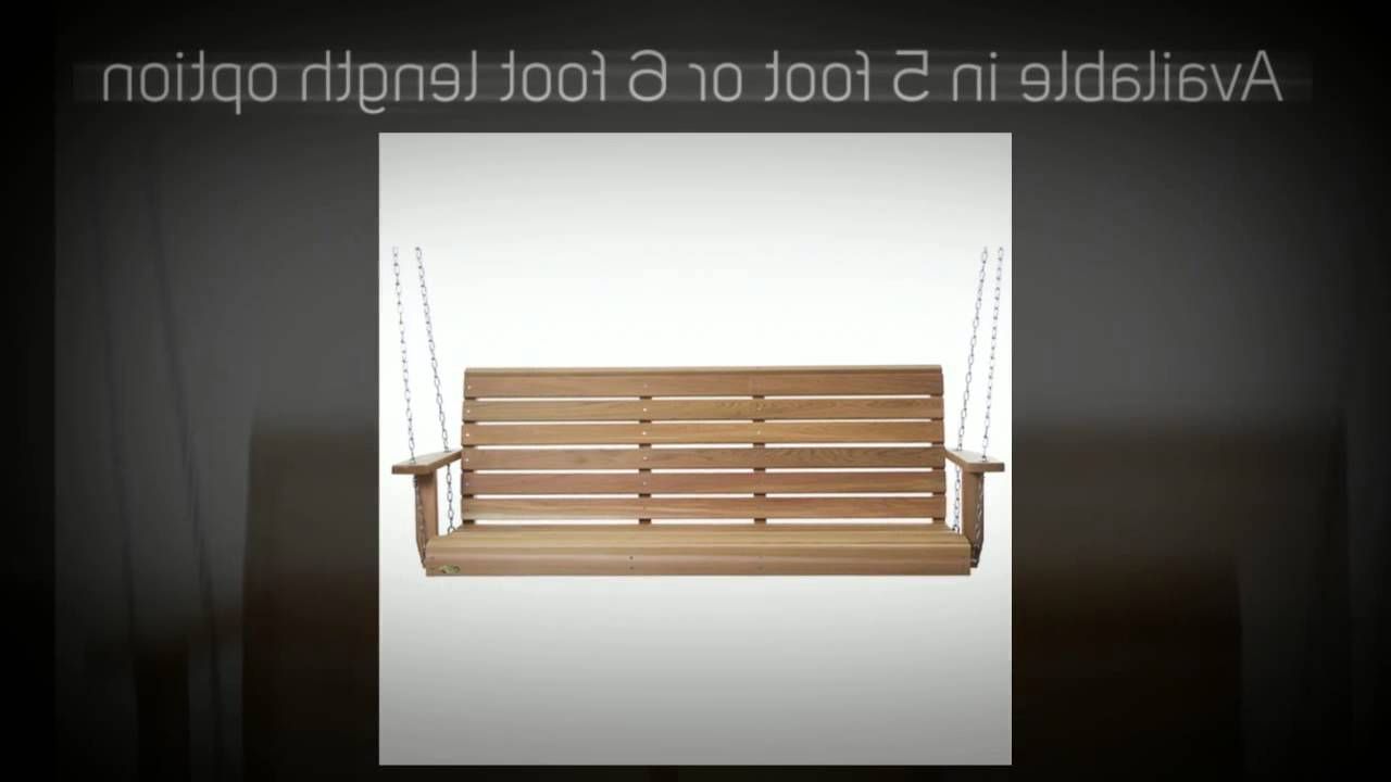 Most Recent All Things Cedar Bristol Red Cedar Porch Swing – Ps60u, Ps70 Within Bristol Porch Swings (View 9 of 30)