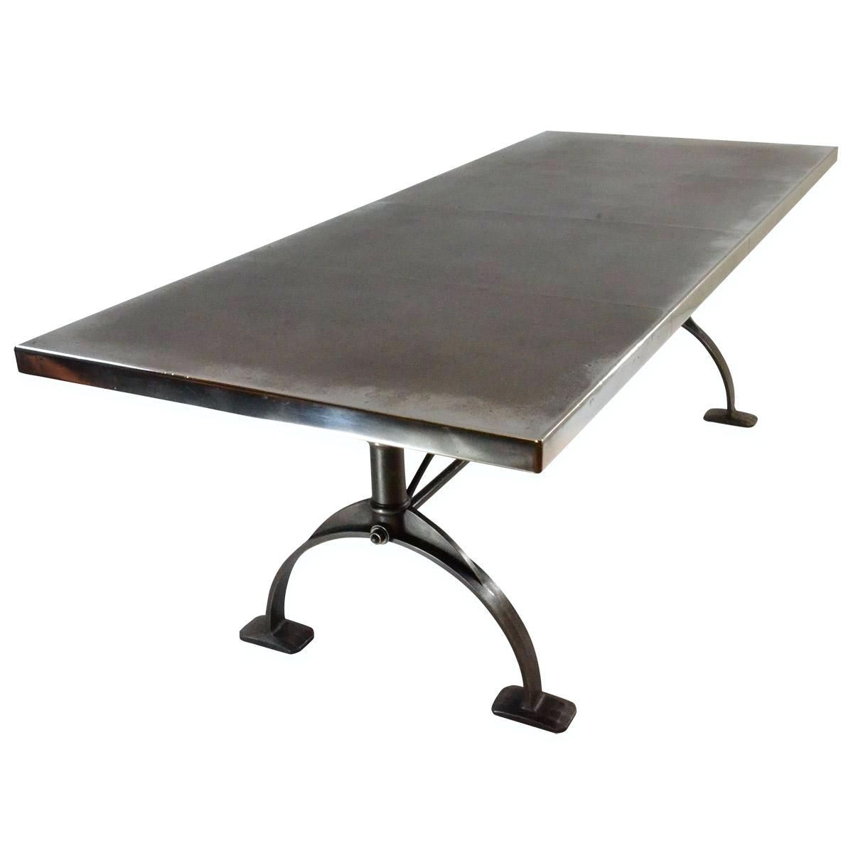 Most Recently Released Dining Table Iron Legs – Radechess Pertaining To Iron Wood Dining Tables With Metal Legs (View 30 of 30)