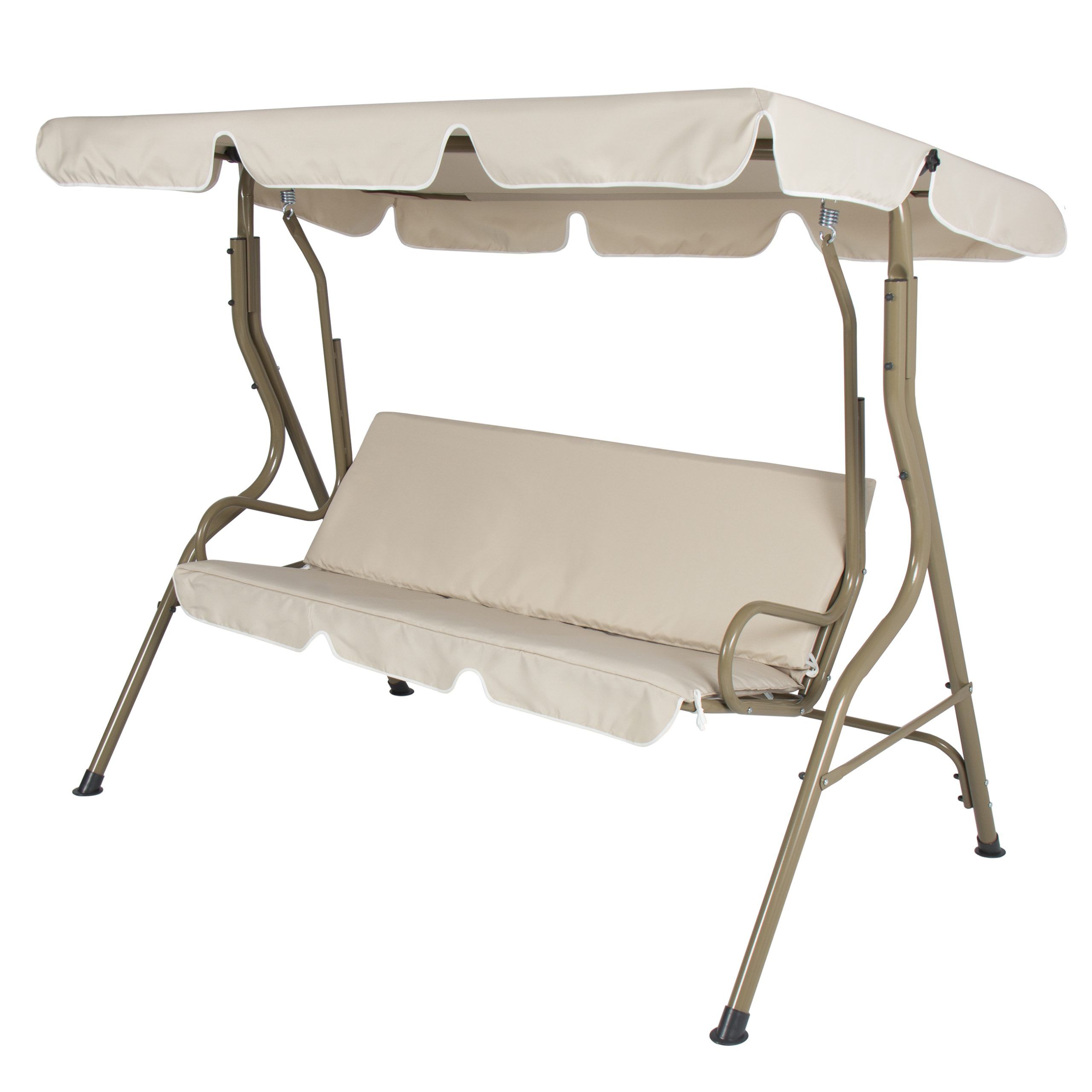 Most Recently Released Furniture: 2 Person Canopy Swing Porch Glider For Outdoor Regarding 2 Person Loveseat Chair Patio Porch Swings With Rocker (View 22 of 30)