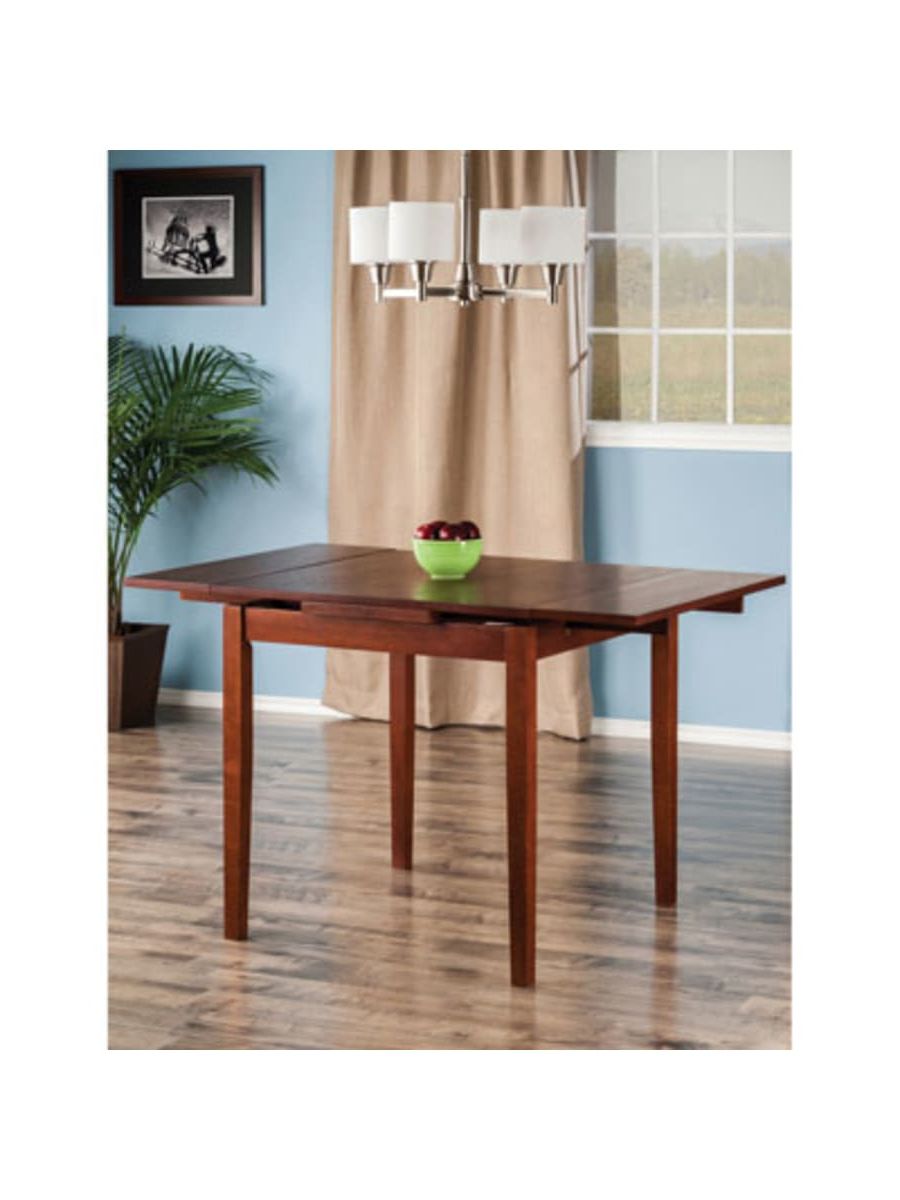 Newest Winsome Lyndon Transitional 4 Seating Drop Leaf Casual Pertaining To Transitional 4 Seating Drop Leaf Casual Dining Tables (View 2 of 30)