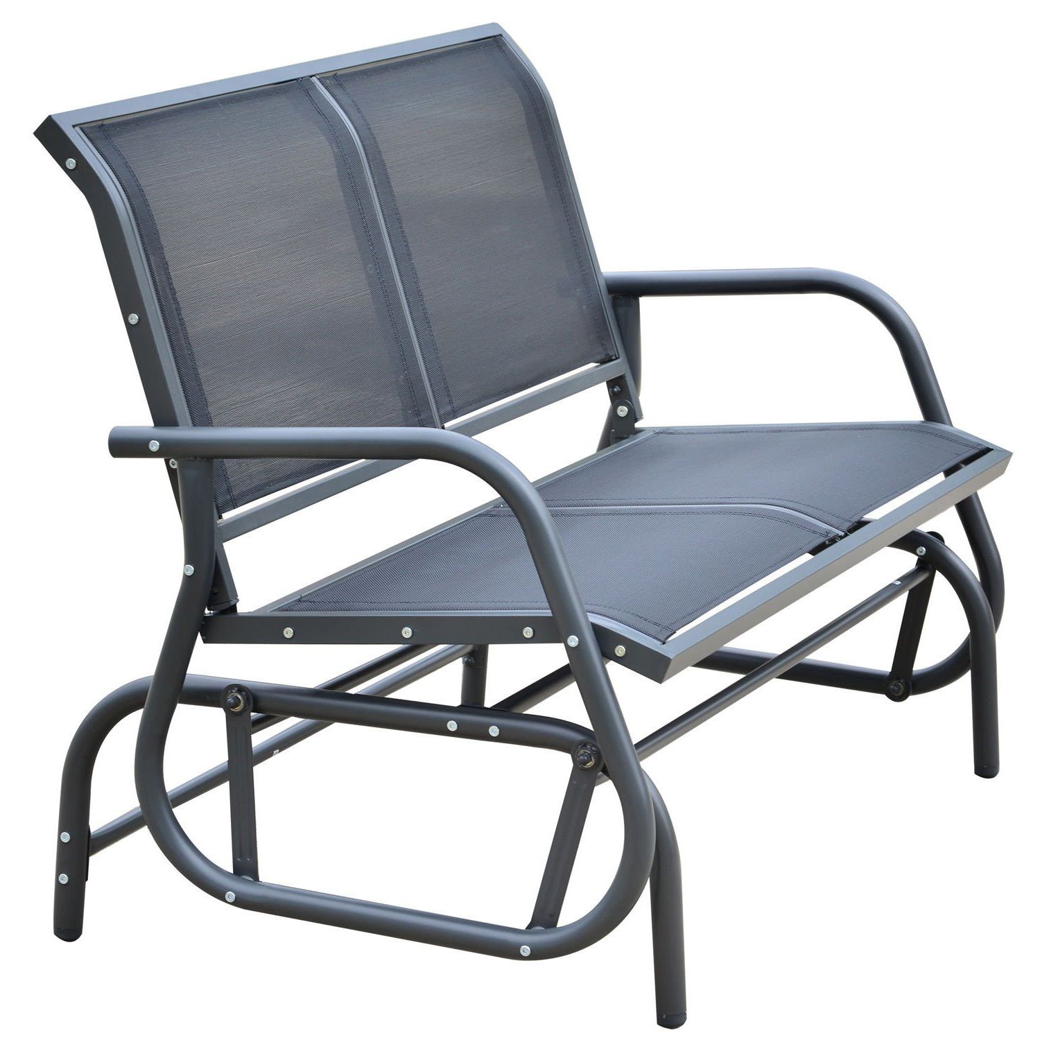 Padded Sling Double Gliders In 2019 Amazon : Patio Garden Glider Bench 2 Person Double Swing (View 30 of 30)