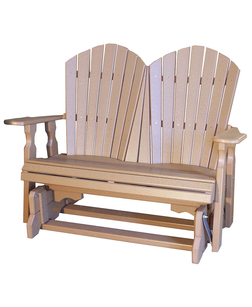 Poly Classic Loveseat Glider Throughout Current Classic Adirondack Glider Benches (View 15 of 30)