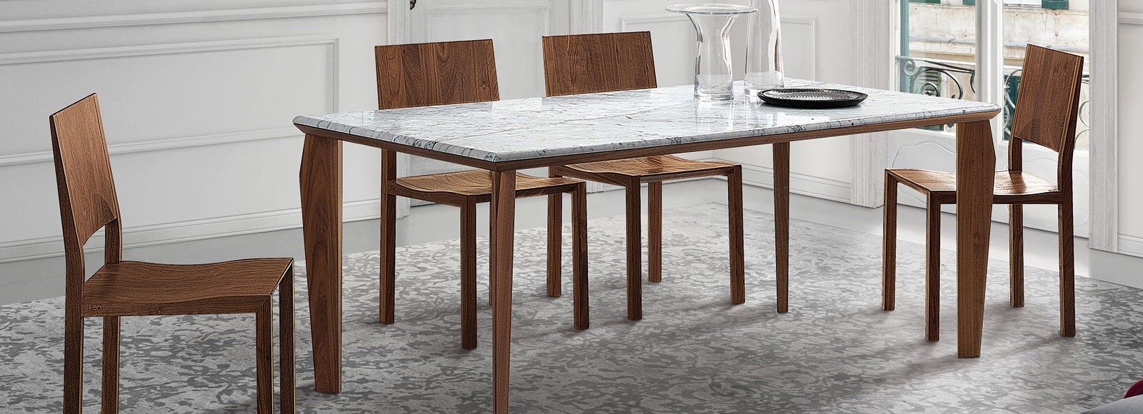 Popular 6 Seater Retangular Wood Contemporary Dining Tables Throughout Gioia Dining Table (View 3 of 30)