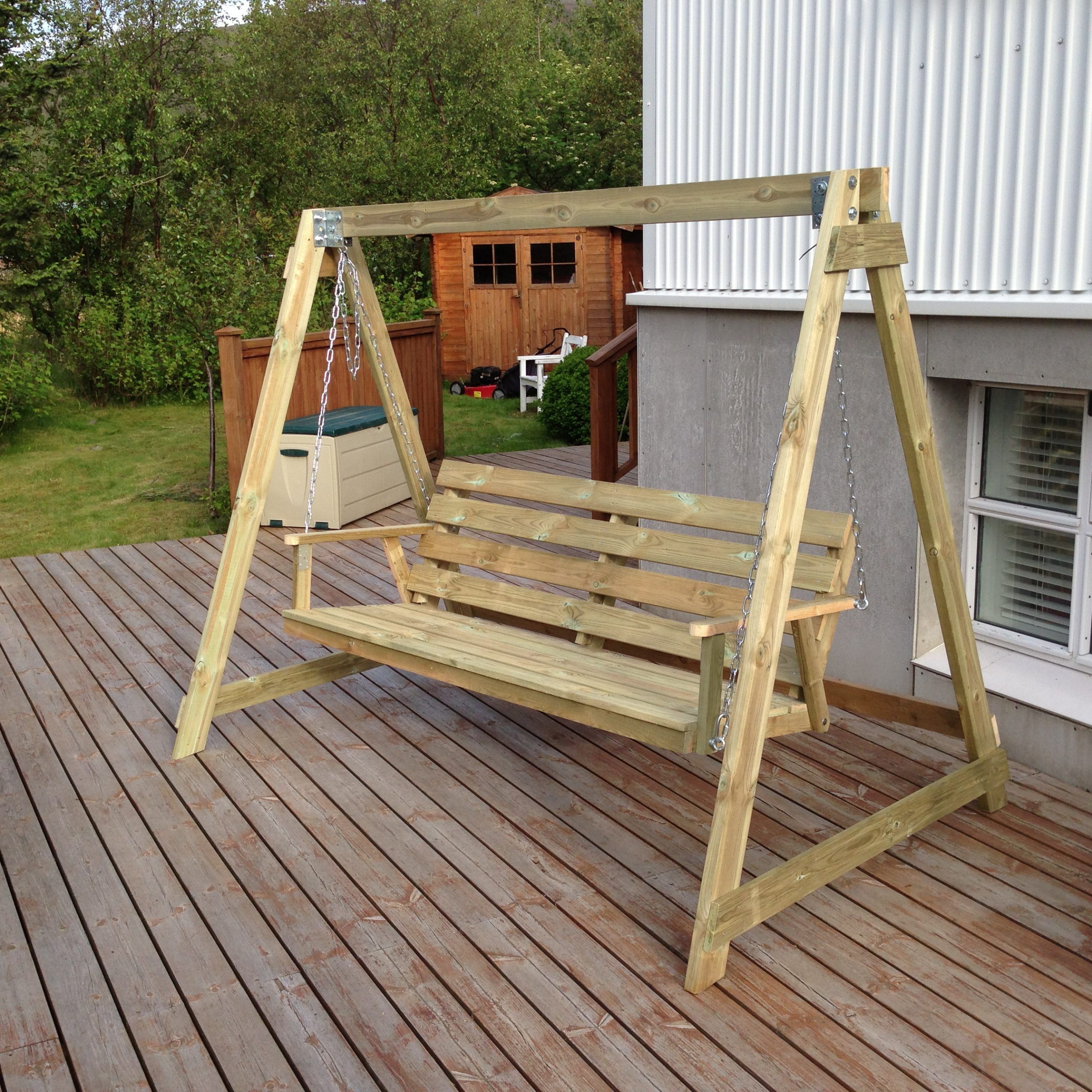 Porch Swings With Stand For Best And Newest Bench Swing Plans Wooden Porch Swings Patio At Walmart With (View 18 of 30)