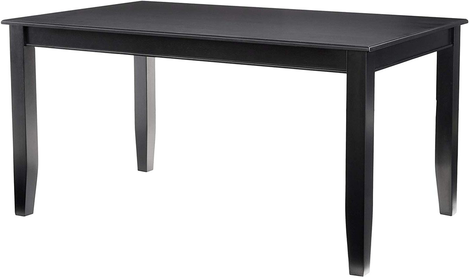 Rectangular Dining Tables With Most Up To Date Dudley Rectangular Dining Table 36"x60" In Black Finish (View 3 of 30)